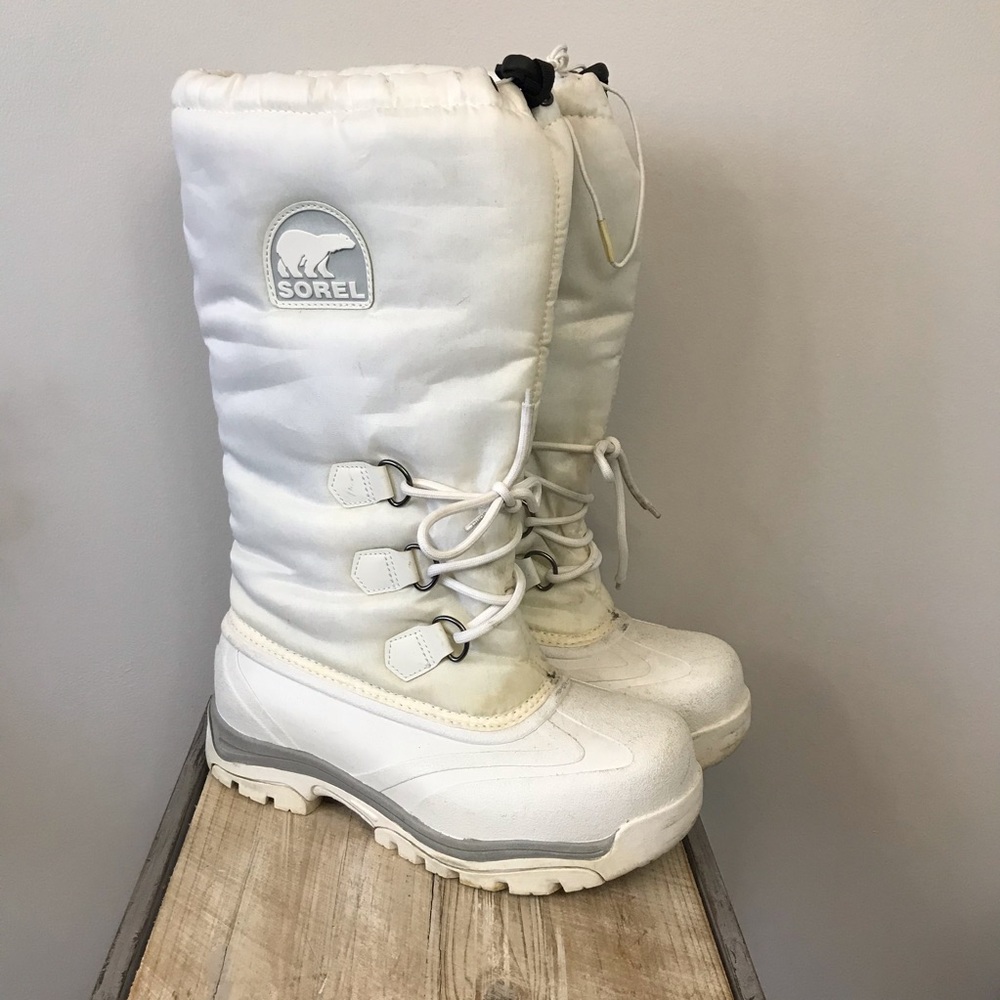 Sorel Women's White Winter Boots